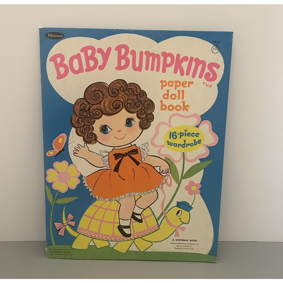 Paper Doll Book Baby Bumpkins Uncut 1969 - Whitman NOS - Picture 1 of 7